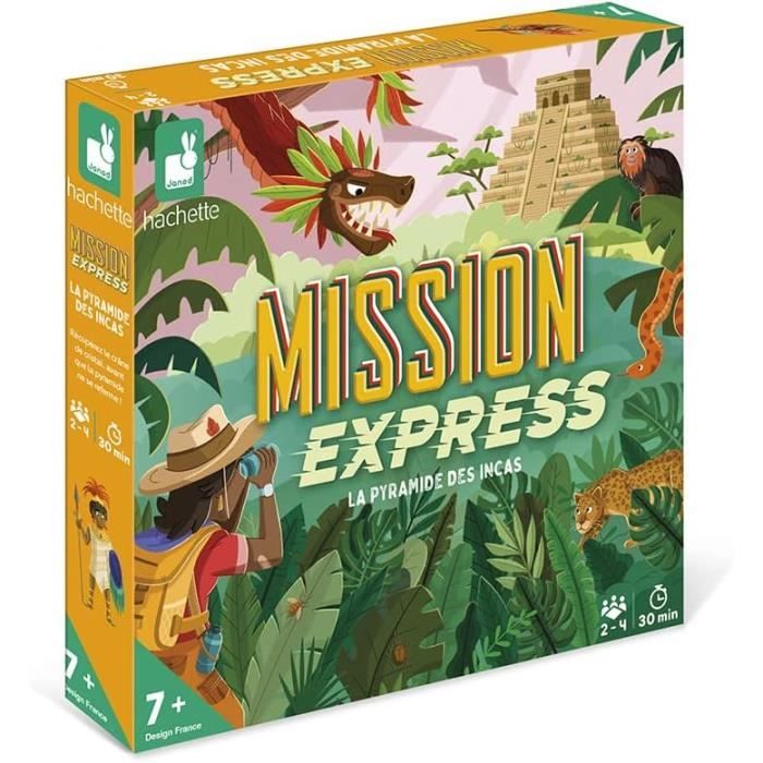 Jeu de plateau coopératif JANOD Mission Express Crâne de Cristal Dès 7 ans Cdiscount Jeux