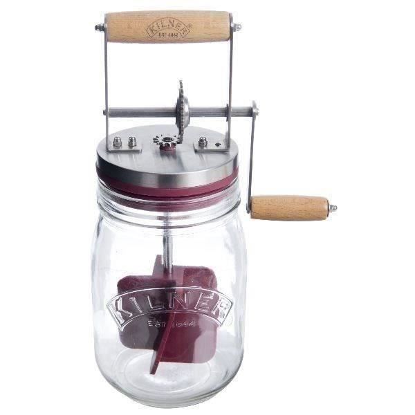 baratte a beurre avec bocal en verre et moulinette en inox butter cdiscount maison
