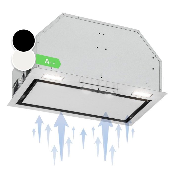 Hotte aspirante encastrée Klarstein Camila - 52 cm - 397 m³/h - LED - A++ - Inox Gris - État correct Klarstein sur Cdiscount Seconde Vie