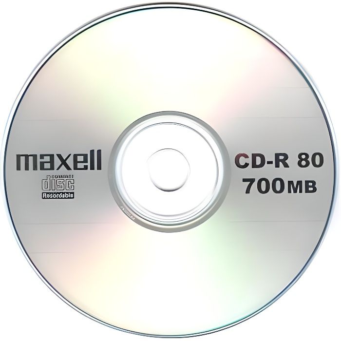 CD Vierges, Un Disque d'enregistrement 52X Pratique, Largement utilisé pour  Stocker des Images Numériques (50PCS)