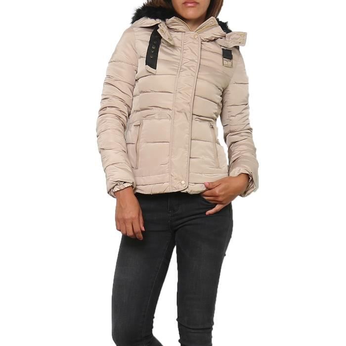 doudoune femme ceinture