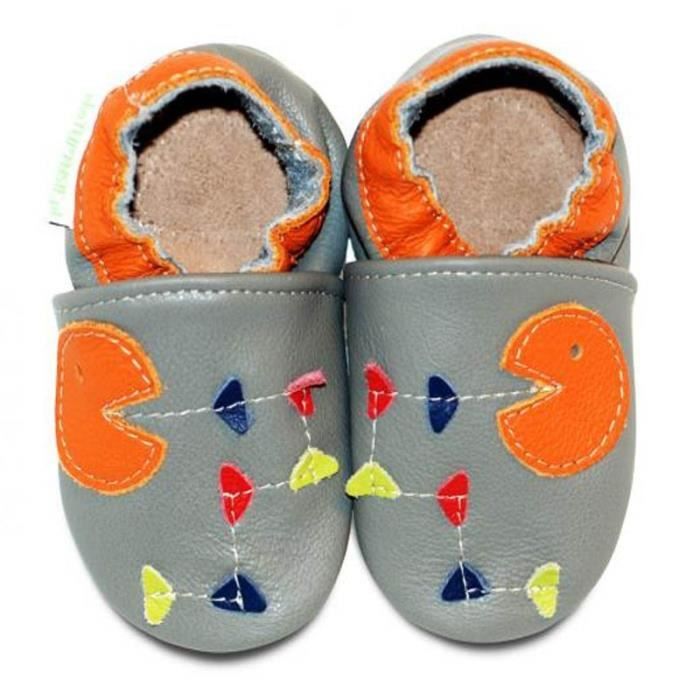 chausson cuir souple 8 ans