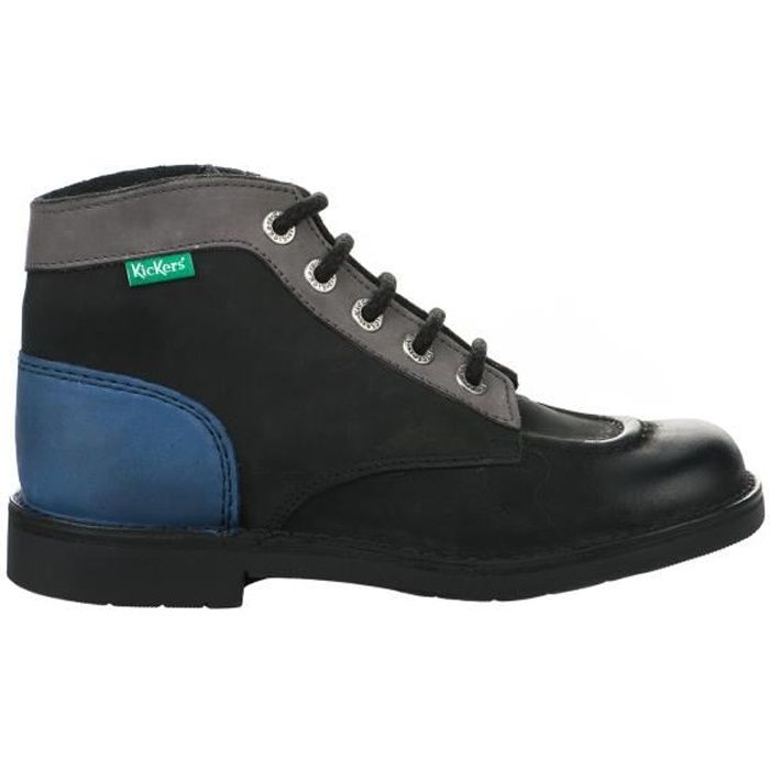 Bottillon Kickers Nubuck Mixte Noir - Confortable pour l'Automne/Hiver