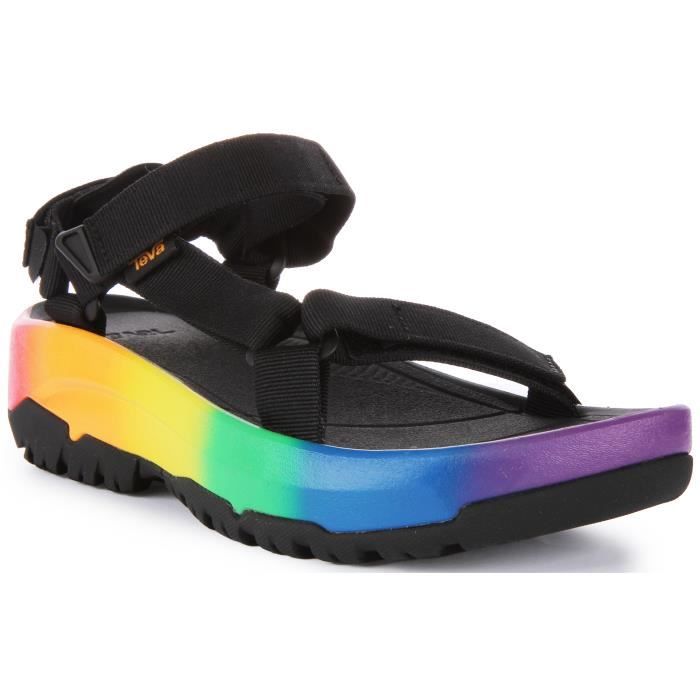 Sandale plateforme arc en ciel TEVA Hurricane XLT2 Ampsole Brite