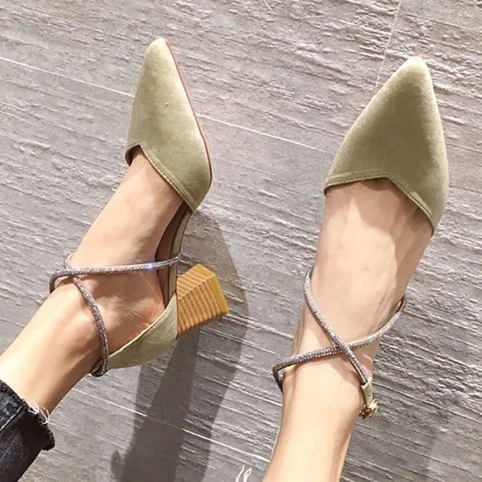 Chaussures 2025 talons epais