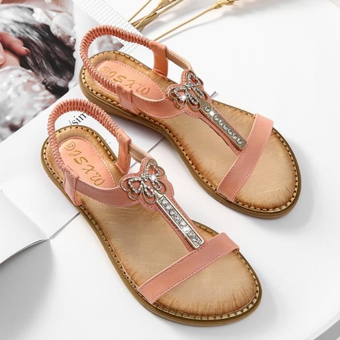 Sandales deals élastiquées femme