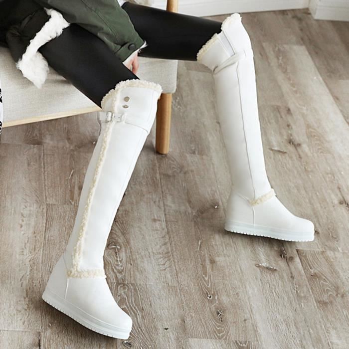 bottines chaudes et confortables femme