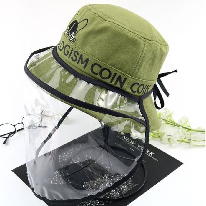 Anti-cracher de protection Chapeau Poussière Housse Enfants Garçons Filles Pêcheur Chapeau Anti-cracher de protection Chapeau Poussière Housse Enfants Garçons Filles Pêcheur Chapeau