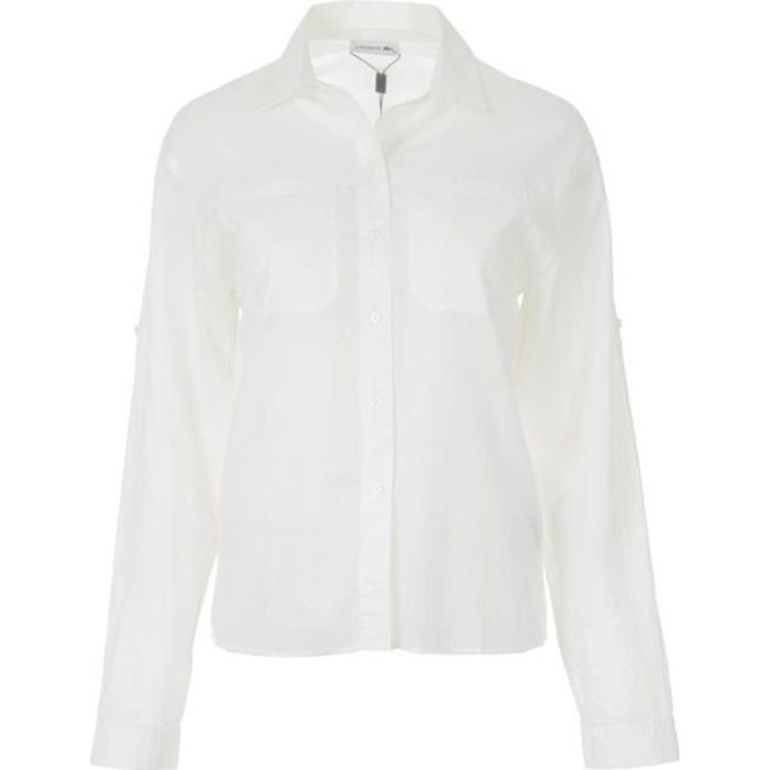 Chemise blanche on sale lacoste femme