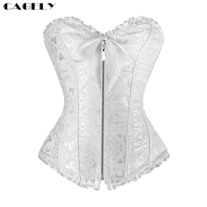 robe blanche corset