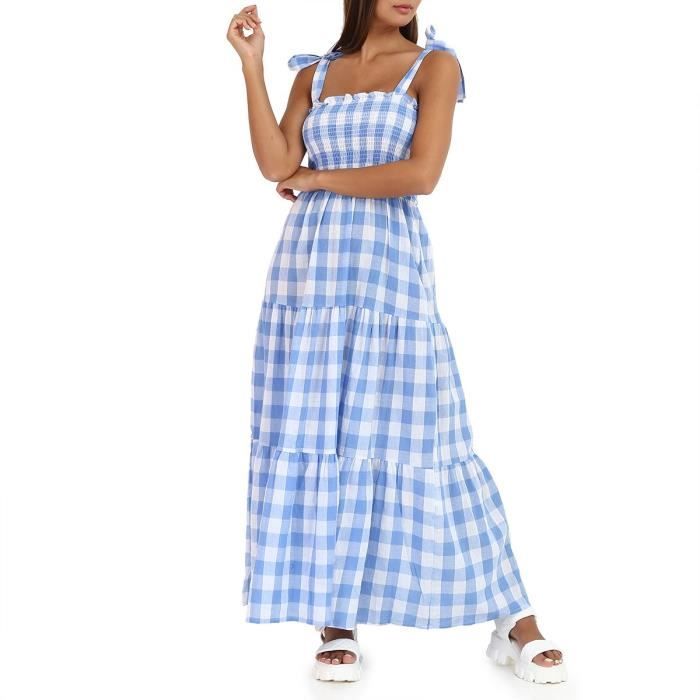 Robe longue 2025 vichy