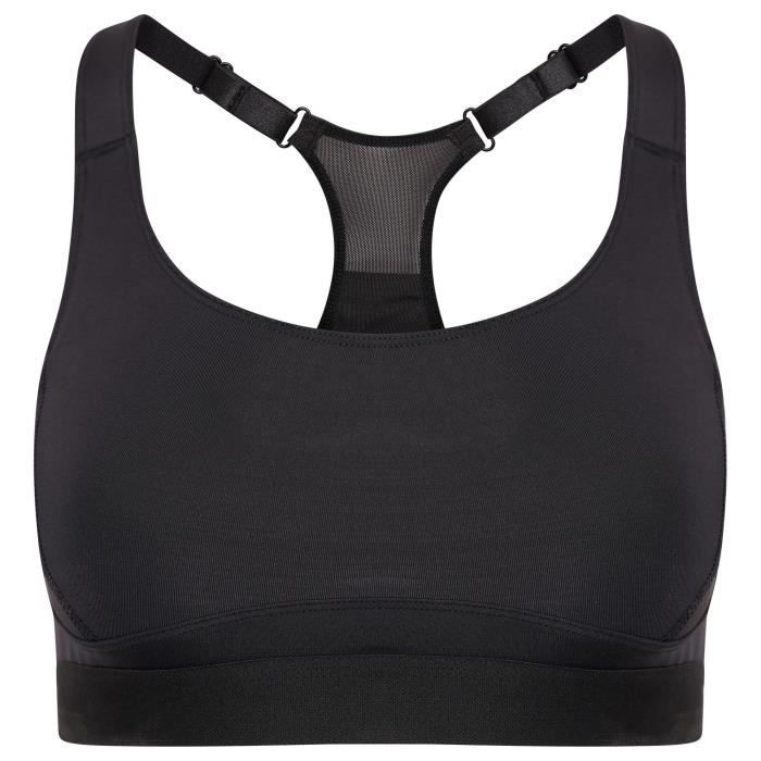 Brassière De Sport Fighting Angels Taille M Noir - Soutien-gorge Sportif Sans Armature, Léger, Pour Cross-training