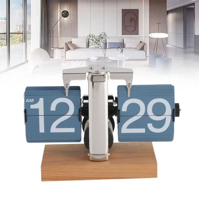 Horloge Bois Rétro Silencieuse Décoration Murale Horloge Murale Coucou VOSAREA - Design Bois Rétro, Mouvement Silencieux, Décoration Maison Décoration Salon Chambre Enfant