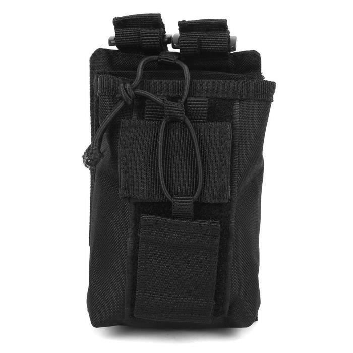 Étui Talkie-Walkie Tactique EXCELLENT ELITE - Nylon MOLLE - Réglable Pour Radio BaoFeng, Police, Sécurité