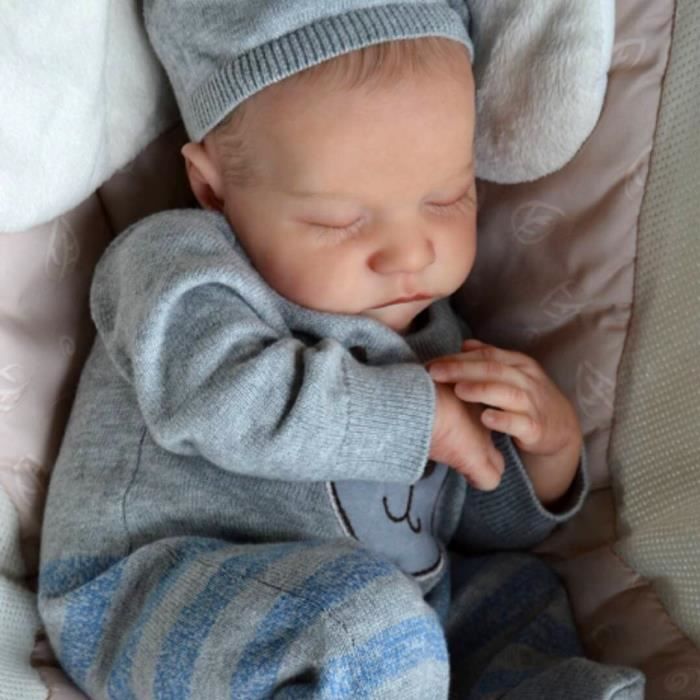 Poupée Reborn Bébé Miniature Adorable - Fait Main Et Lestée - Très Réaliste