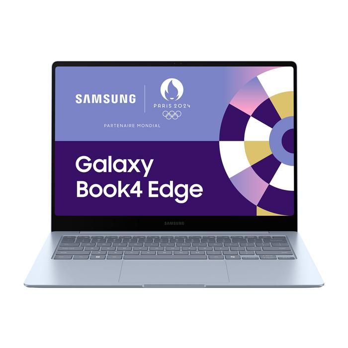 Samsung Galaxy Book4 Edge Ordinateur Portable avec IA 14’’ Copilot+ PC Snapdragon X Elite X1E 80 100 Mémoire Stockage - vue 4