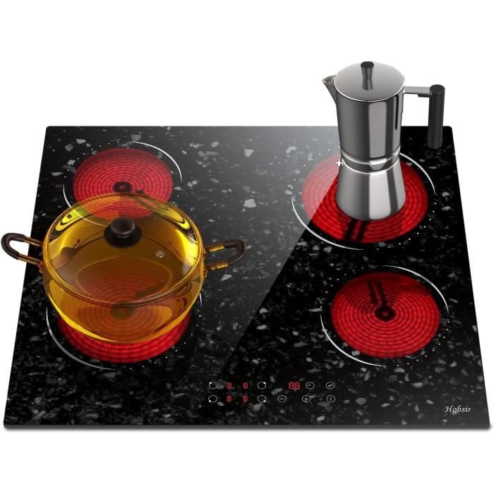 Table De Cuisson Induction YANX Noir 65x30 Cm – Vitrocéramique Tactile 3500W