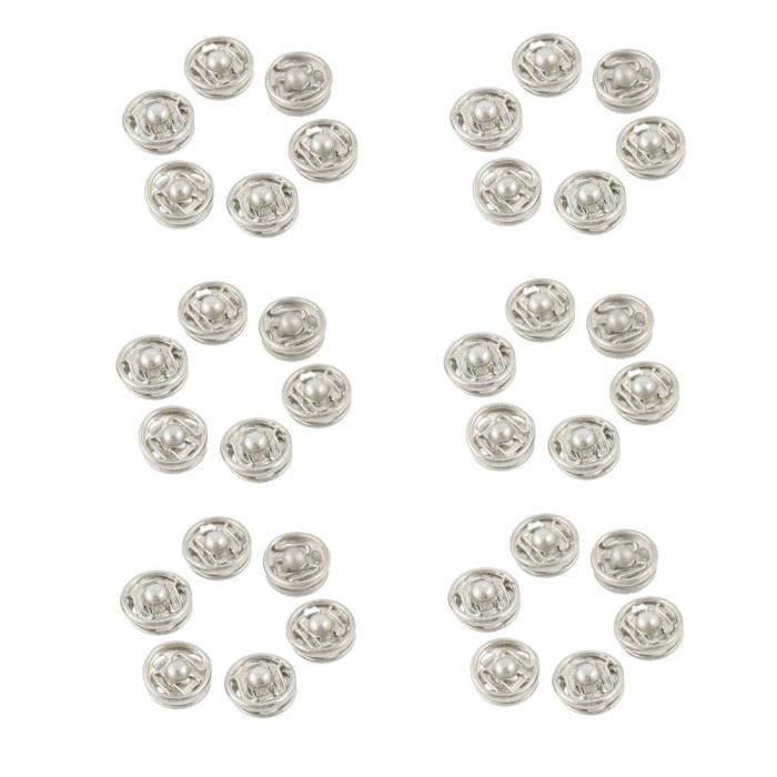 36 Pcs Couture 7 5mm Presse Boutons Poussoirs Attache Argent Tonalite Achat Vente Fermeture Bouton 36 Pcs Couture 7 5mm Presse Cdiscount