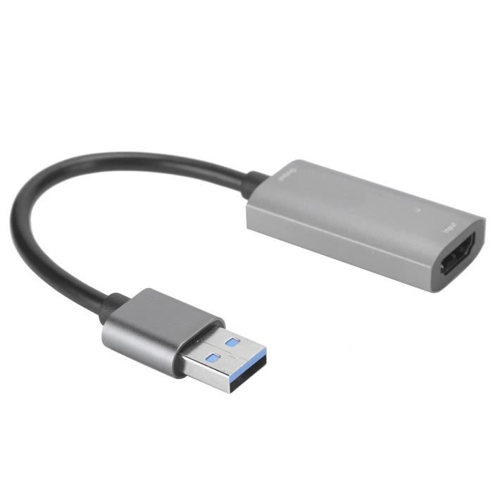 Carte de capture vidéo HDMI Vers USB 3.0 - Connectique et chargeur