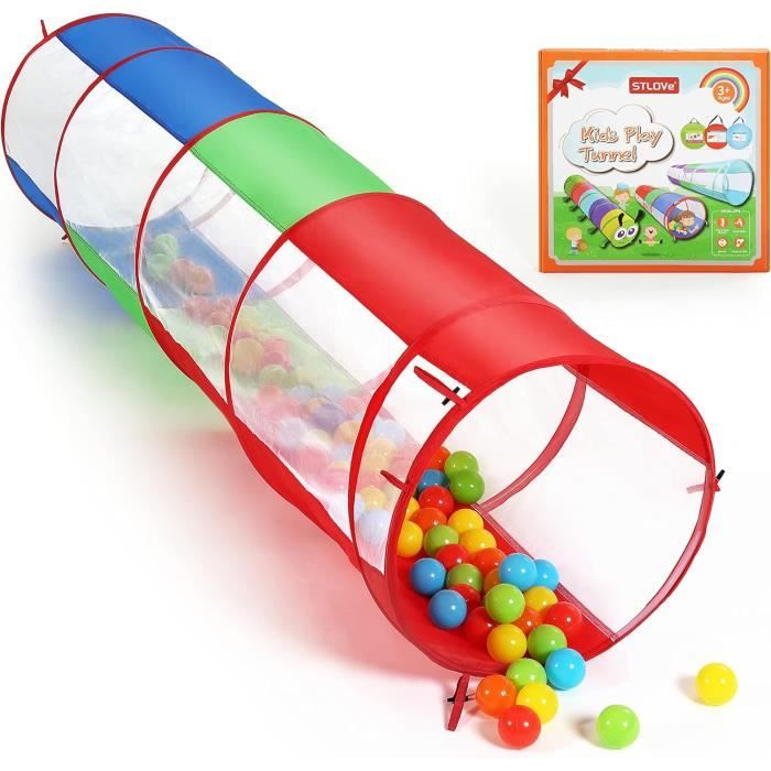 OldPAPA Tente de Jeu Enfants, Tente de Chateau 3 en 1 Tunnel d