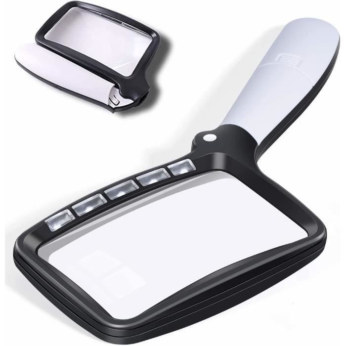 Loupe Pliable 30X Pour Lecture Et Bijouterie - Loupe à Main De Poche, Modèle Triolet F&M