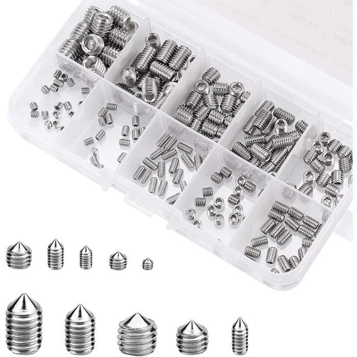 Lot De 10 Vis Sans Tête Acier Inoxydable 5 Mm Pour Planche De Surf