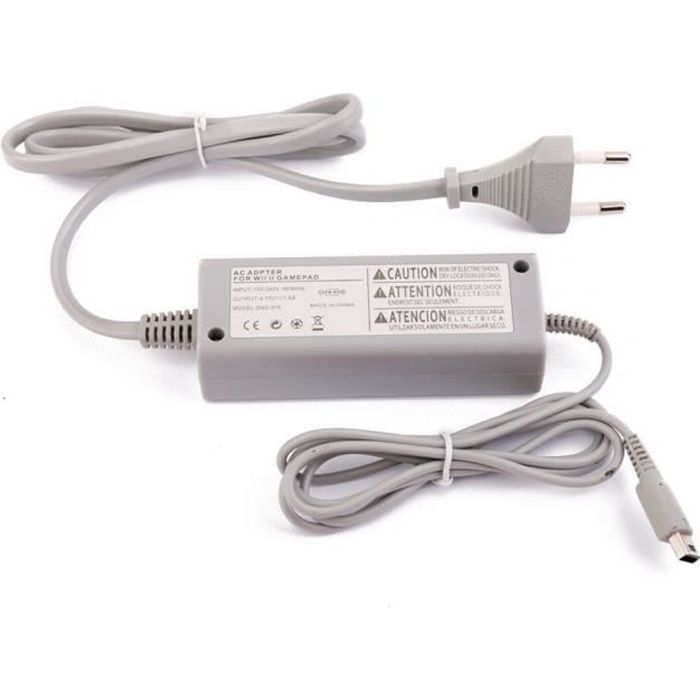 Adaptateur Secteur Pour Console Wii - Remplacement Haute Qualité Avec Protections Multiples (Prise UE)