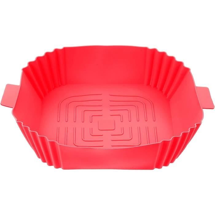 3 Pièces Silicone Friteuse à Air Réutilisable - Panier Moule Air Fryer - Antiadhésif Lavable
