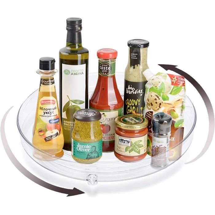 MagiDeal 15cm Plateau Rotatif Acrylique 360 Degrés Plateau Tournant