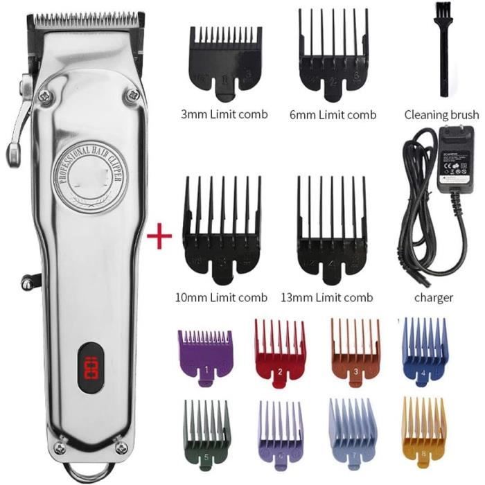 Tondeuse Cheveux Et Barbe Rechargeable Sans Fil - USB - Générique - Neuve