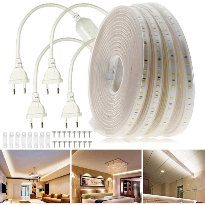 Ruban LED COB 24V DC - 12W/m - 10mm - IP67 - Rouleau de 5 mètres