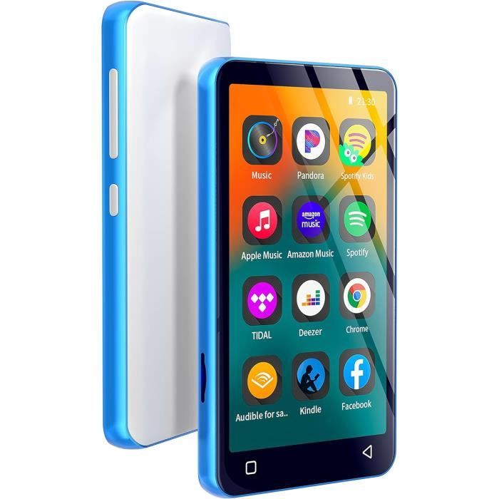 AGXOV 80Go Lecteur MP3 Avec Bluetooth Et WiFi, Lecteur MP4