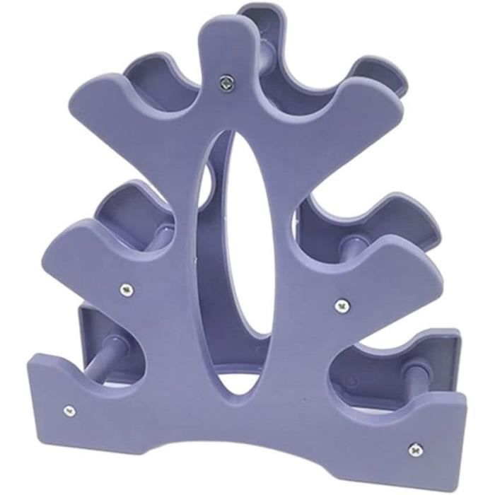 Support Rangement Haltères Design Feuille D'arbre - 5 Niveaux Noir - Occasion