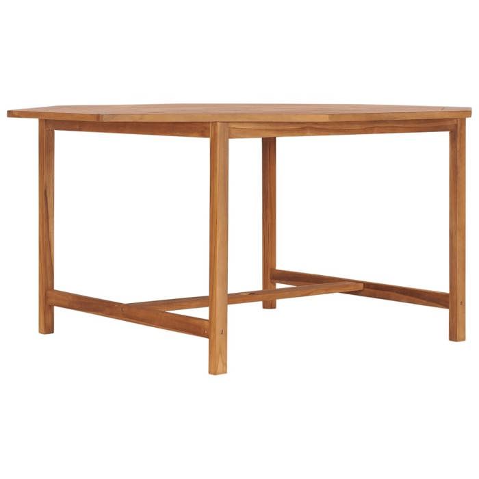 Vidaxl Table de jardin 150x150x75 cm - Bois de teck - vue 1