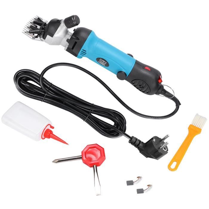 Meilleurs prix pour Tondeuse à moutons Cisailles à laine électriques portables pour moutons avec réglage de animalerie kit Prise UE 220V - Vvikizy