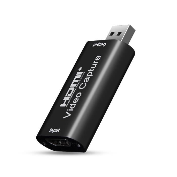 Carte Acquisition Vidéo HDMI USB 2.0 1080p – Enregistrement & Streaming Live Pour Jeux, Caméra, Enseignement & Vidéoconférence