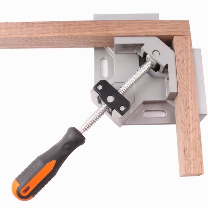 Pince à Angle Droit 90° 2 Pièces - Outil Menuiserie Et Soudage Avec Mâchoire Pivotante