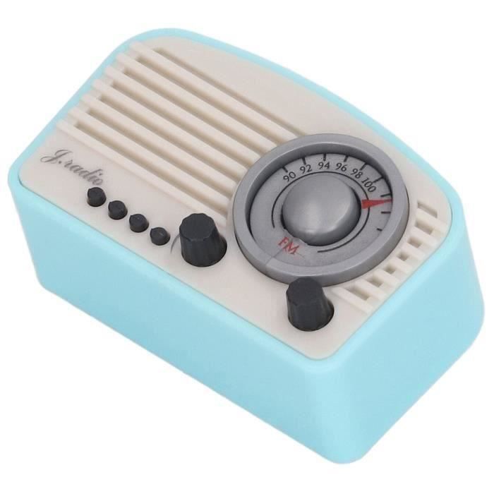 Mini Radio Vintage 1/12 Pour Maison De Poupée – Accessoire Rétro En Bois Et Alliage – Décoration Réaliste – Cadeau Pour Enfants Et Collectionneurs