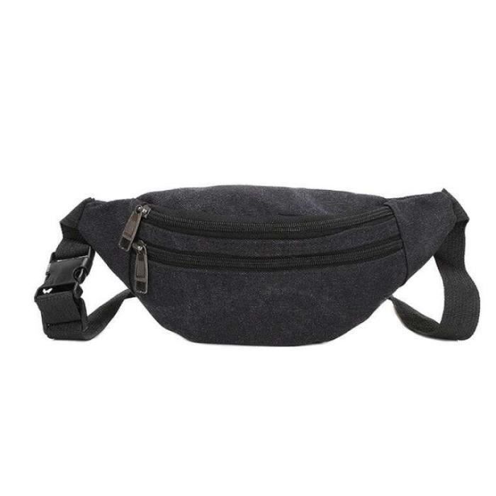 Sac Banane Enfant En Toile – Léger, Réglable, Idéal Pour Randonnée, Voyage Ou Sortie Au Parc - 1