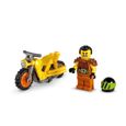 SHOT CASE - LEGO 60297 City La Moto de Cascade Démolition, Ensemble Moto Jouet a Rétrofriction pour Enfants +5 ans avec Figurine W-1