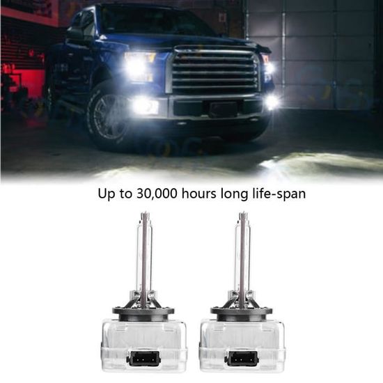 Ampoules Xénon D1S 35W 6000K - Lot De 2, Lumière Blanche, Pour Mercedes W204 S204, Référence 66140