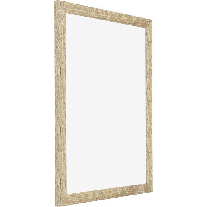 Cadre Photo 45x45 cm - Chêne Sonoma - MDF - Pisa
