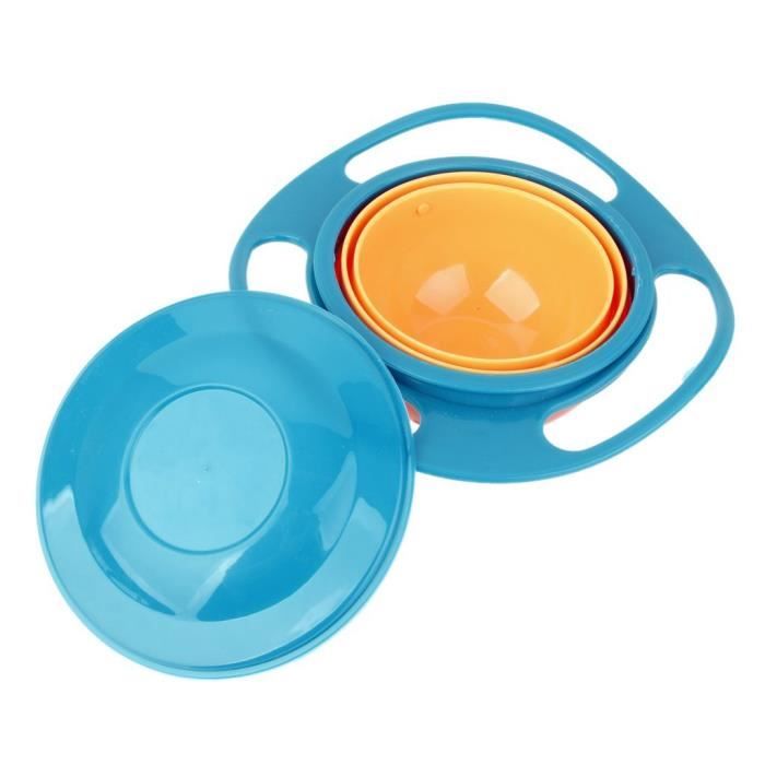 Gearmax Bol pour bébé Anti-Renversement, Bol à 360 de Rotation pour Enfants
