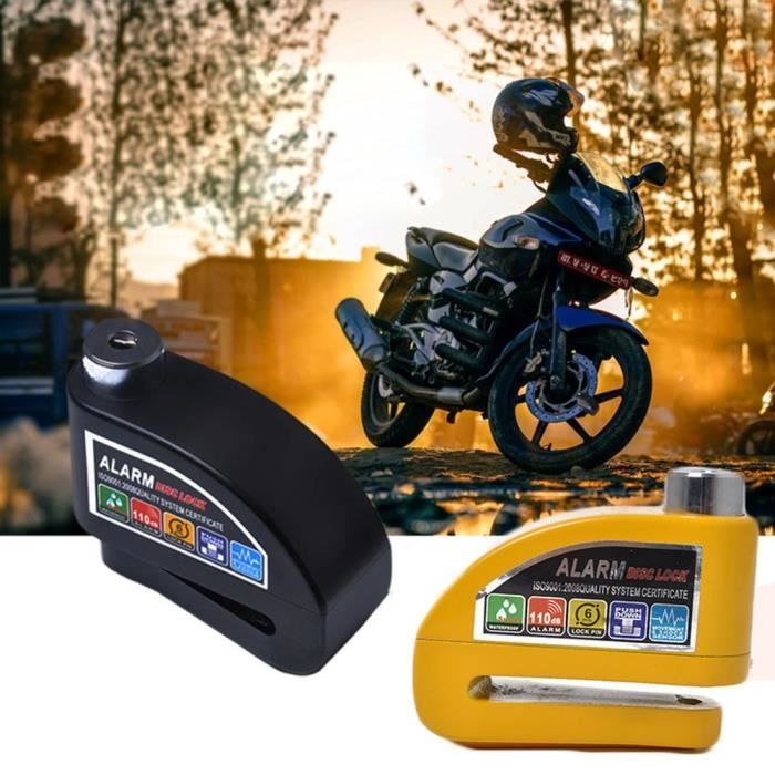 Serrure D'embrayage Et De Frein Oxford - Couleur Jaune - Modèle LK302 - Antivol Pour Moto - Neuf