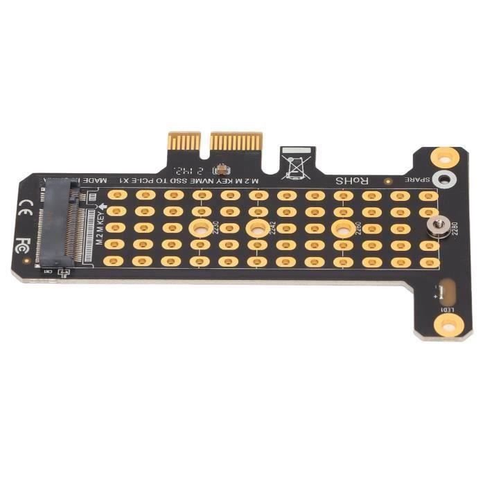 Nvme Pic Riser Cloud-Carte d'extension PCI Express 30 Carte Riser NVMe M2 vers PCIE X1 ...