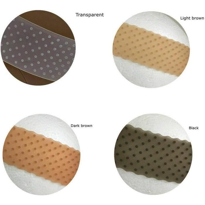 Bandeau Perruque Velours Antidérapant - 2 Pièces, Réglable, Confortable Pour éviter Les Glissements