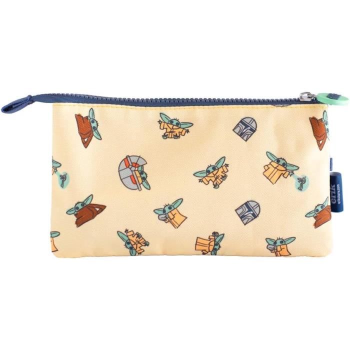 Bagtrotter Sac à Dos 37 cm avec Poche Baby Yoda Star Wars/The Mandalorian Bleu et Beige
