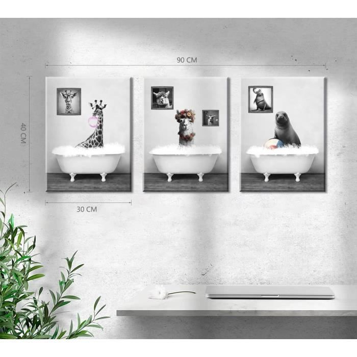 Panther Print Star Wars Stormtrooper - Impression Sur Toile Noir Et Blanc 30x20 Cm Encadrée