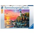 Puzzle 500 pièces - Phare au coucher du soleil - Ravensburger - Paysage et nature - Mixte - A partir de 10 ans-2