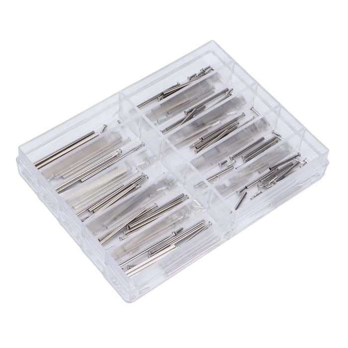 10 Goupilles Tubes 18x1 Mm Avec Rivets Et Bande Fermoir - Lot Neuf Uxcell, Pour Bracelets Ou Fermoirs